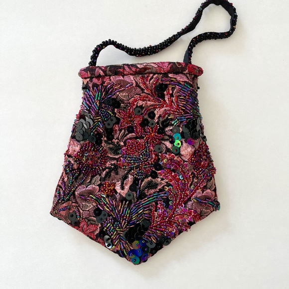 HAND BEADED EVENING BAG - Picture 2 of 4